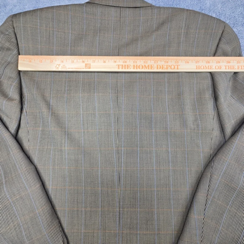 Vintage Canali Sport Coat Mens 44L Glen Plaid Blazer Wool Made in Italy Jacket